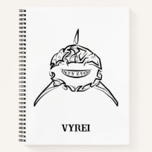 Witte en zwarte tribale witte haai