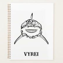 Witte en zwarte tribale witte haai