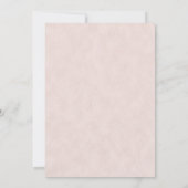 Witte en zwarte tropische Floral bruiloft Kaart (Achterkant)