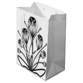 Witte en Zwarte Tulp Uil Visarend H&S Cadeautas (Achterkant Gekanteld)
