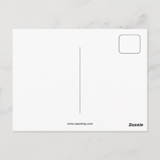 Witte en zwarte vectorkunst, vogels: kruin in boom briefkaart (Achterkant)