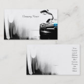 Witte en zwarte Visitekaartje met betrekking tot a (Voorkant / Achterkant)