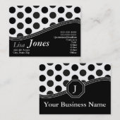 Witte en zwarte Visitekaartjes (Voorkant / Achterkant)