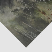 Witte en Zwarte Wilde Paarden Decoupage Tissuepapier (Detail)