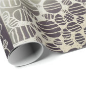 witte en zwarte yaei - patronen cadeaupapier (Rol Hoek)