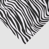 Witte en zwarte zebra Afdrukontkoppeling Tissuepapier (Detail)