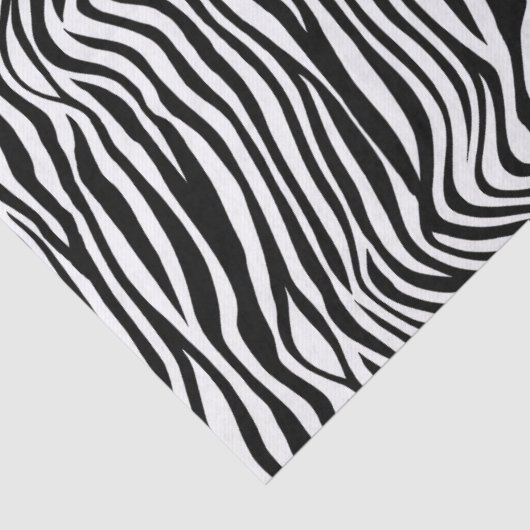 Witte en zwarte zebra Afdrukontkoppeling Tissuepapier (Detail)