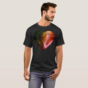 Witte en zwarte zwanen t-shirt
