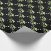 WITTE ENAMELSTROOM, PEARLS EN DIAMONEN CADEAUPAPIER (Hoek)