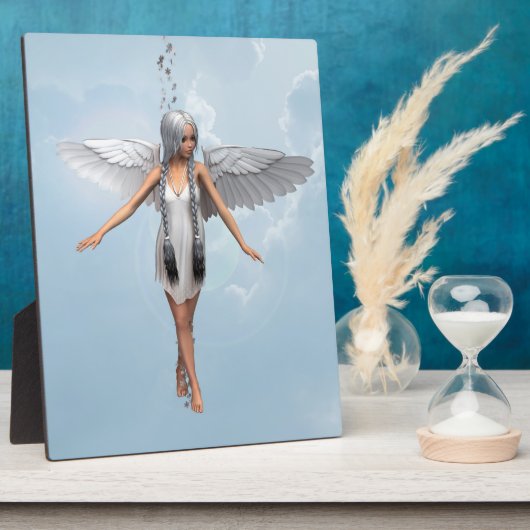Witte Engel Fotoplaat (Zijkant)