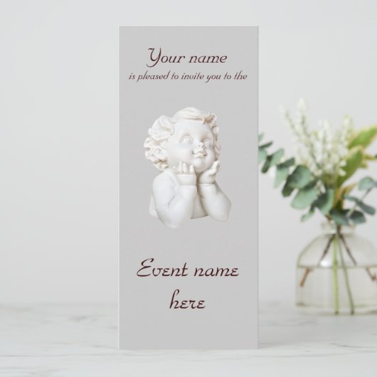 Witte Engel Kaart (Staand voorkant)