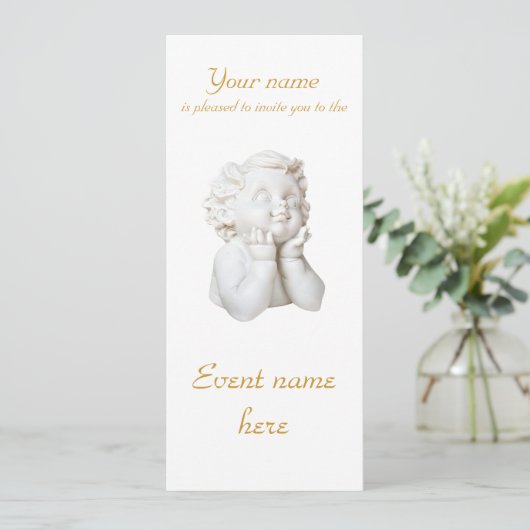 Witte Engel Kaart (Staand voorkant)