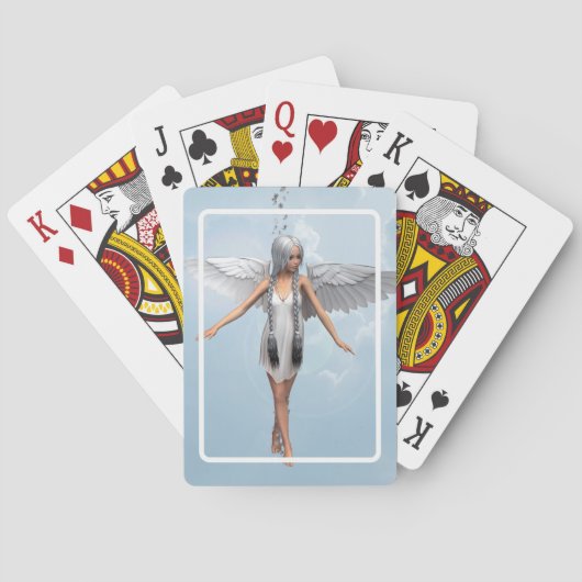 Witte Engel Pokerkaarten (Achterkant)