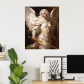 Witte Engel Poster (Thuiskantoor)