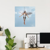 Witte engel poster (Thuiskantoor)