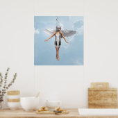 Witte engel poster (Keuken)
