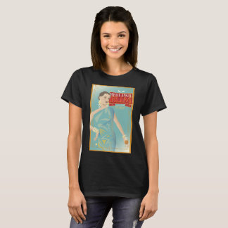 Witte Engel Rum Vintage Design T-shirt