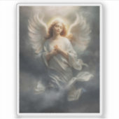 Witte engel sticker (Voorkant)