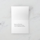 Witte Engelse roos close-up Kaart (Binnen)