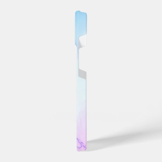 Witte Ermine Waterverf Kunst Meisje Naam iPhone Hoesje (Linkerkant)