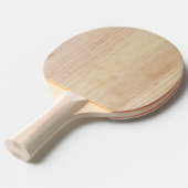 Witte essen hout tafeltennisbatje (Voorkant Gekanteld)