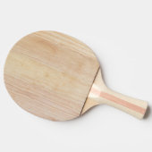 Witte essen hout tafeltennisbatje (Zijkant)