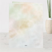 Witte Fairy druppeltjes 1 ste verjaardagskaart Kaart (Achterkant)