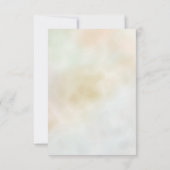 Witte Fairy druppeltjes 1 ste verjaardagskaart Kaart (Achterkant)