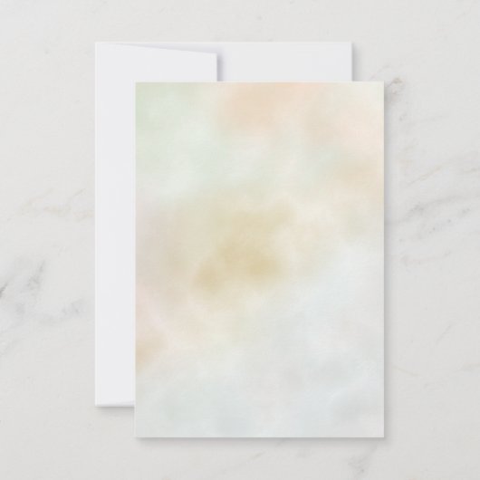 Witte Fairy druppeltjes 1 ste verjaardagskaart Kaart (Achterkant)