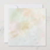 Witte Fairy druppeltjes platte kaart (Achterkant)