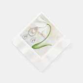 Witte Fairy druppeltjes servetten (Hoek)