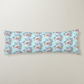 Witte Fairy Kat Paddestoel Lichaamskussen (Achterkant)