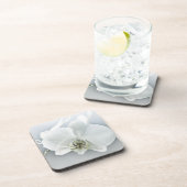 Witte faleonopsis orchidee bier onderzetter (Rechterzijde)