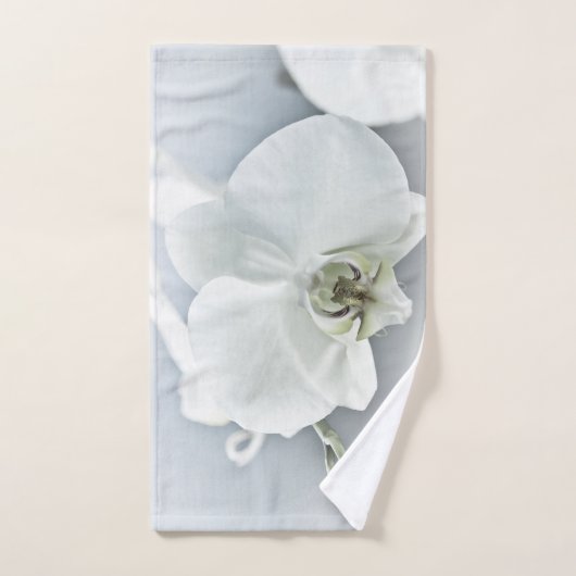 Witte faleonopsis orchidee handdoek (Handdoek)