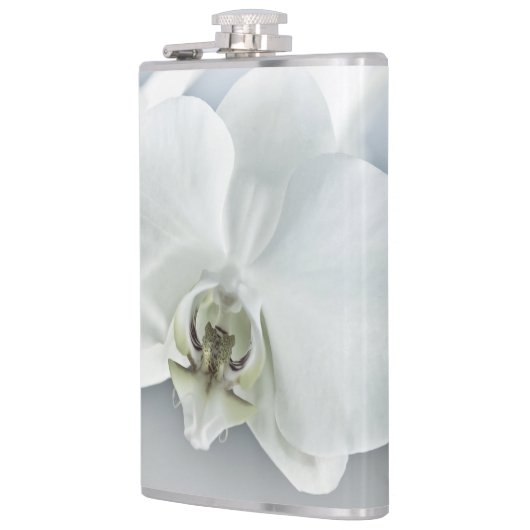 Witte faleonopsis orchidee heupfles (Links)