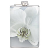 Witte faleonopsis orchidee heupfles (Voorkant)