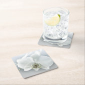 Witte faleonopsis orchidee kartonnen onderzetters (Insitu)