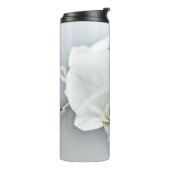 Witte faleonopsis orchidee thermosbeker (Gedraaid links)