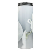 Witte faleonopsis orchidee thermosbeker (Achterkant)