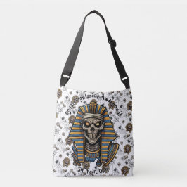 🤍 Witte farao mummie boodschappentas 👑🎃 Crossbody Tas