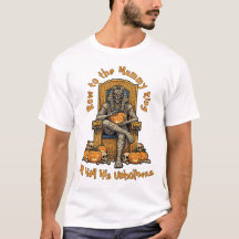 🤍 Witte Farao Mummy Halloween T-shirt 🎃👑