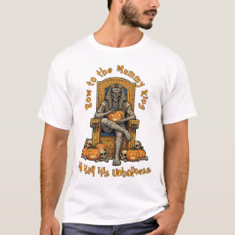 🤍 Witte Farao Mummy Halloween T-shirt 🎃👑