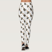 🤍 Witte Farao Mummy Halloween T-shirt 🎃👑 Leggings (Achterkant)