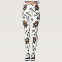 🤍 Witte Farao Mummy Halloween T-shirt 🎃👑 Leggings