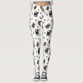 🤍 Witte Farao Mummy Halloween T-shirt 🎃👑 Leggings (Voorkant)