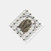 🤍 Witte Farao Mummy servetten 🎃👑 (Hoek)