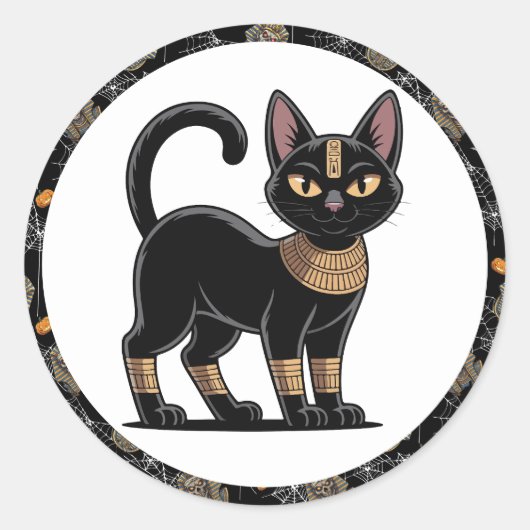 🤍 Witte Farao Mummy Stickers 🎃👑 (Voorkant)