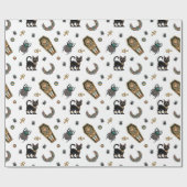 🤍 Witte Farao Mummy Wrapping Paper 🎃👑 Cadeaupapier (Vlak)