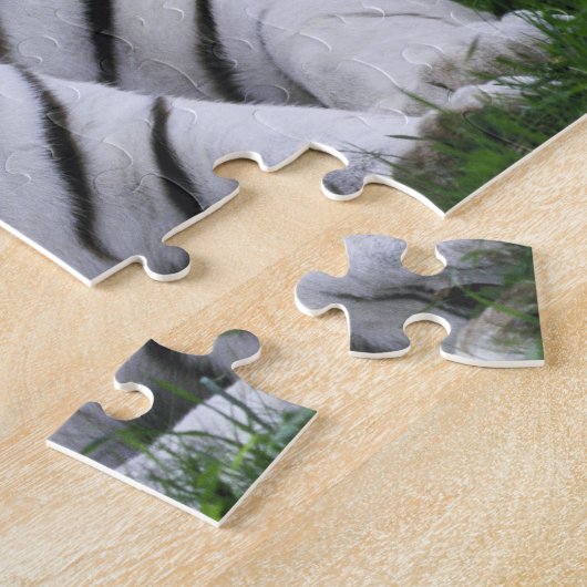 Witte fase, Bengal Tiger, Tigris Legpuzzel (Zijkant)