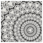 Witte Faux Diamonds Glitter Stof (Close Up)